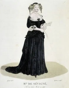 Portrait of Marie de Rabutin-Chantal (Rabutin Chantal), Marquise de Sevigne dit Madame de Sevigne (1626-1696) Portrait of Marie de Rabutin-Chantal (Rabutin Chantal), Marquise de Sevigne dit Madame de Sevigne (1626-1696)