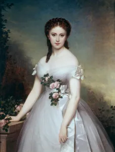 Portrait of Marie Rose Painting by Alexis Joseph Perignon (1806-1882), 1869 Portrait of Marie Rose Painting by Alexis Joseph Perignon (1806-1882), 1869
