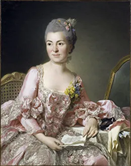 Portrait of Marie Suzanne (Marie-Suzanne) Giroust, Madame Roslin (1734-1772 Portrait of Marie Suzanne (Marie-Suzanne) Giroust, Madame Roslin (1734-1772