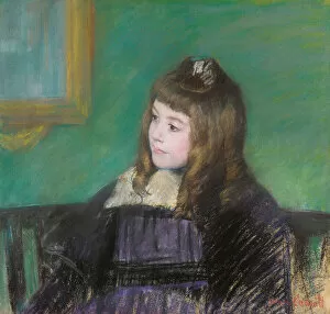 American Art Gallery: Portrait de Marie-Therese Gaillard (pastel on paper)
