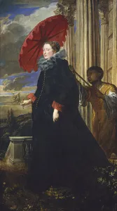 Portrait of the Marquise Elena Grimaldi Cattaneo - Painting by Antoine Van Dyck Portrait of the Marquise Elena Grimaldi Cattaneo - Painting by Antoine Van Dyck