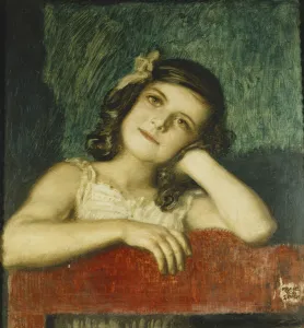 Portrait of Mary, the Artist's Daughter, (oil on panel) Portrait of Mary, the Artist's Daughter, (oil on panel)