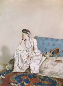 Portrait of Mary Gunning, Countess of Coventry, 1749 (pastel on paper) Portrait of Mary Gunning, Countess of Coventry, 1749 (pastel on paper)