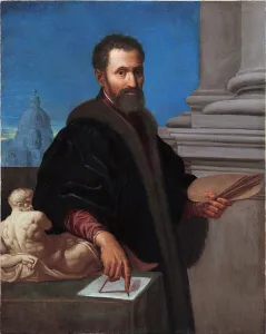 Portrait of Michelangelo Buonarroti by Cresti (called Il Passignano) Portrait of Michelangelo Buonarroti by Cresti (called Il Passignano)