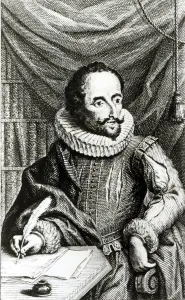 Portrait of Miguel de Cervantes Saavedra (1547-1616) engraved by Jacob Folkema (1692-1767) Portrait of Miguel de Cervantes Saavedra (1547-1616) engraved by Jacob Folkema (1692-1767)