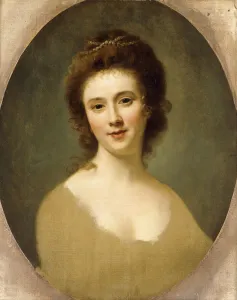 Portrait of Miss Sunning, head and shoulders, (oil on canvas) Portrait of Miss Sunning, head and shoulders, (oil on canvas)