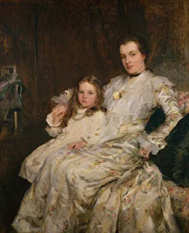 Portrait of Mrs Chadwyck-Healy and her Daughter, 1901 (oil on canvas) Portrait of Mrs Chadwyck-Healy and her Daughter, 1901 (oil on canvas)