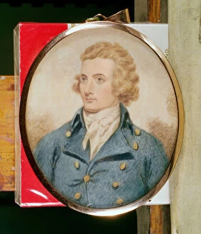 Portrait of Mungo Park (1774-1806) c.1797 (w / c and bodycolour on ivory)