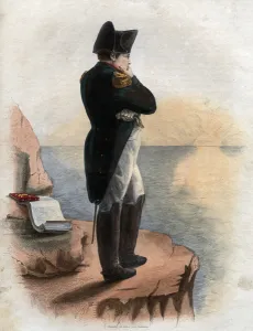 Portrait of Napoleon I (1769-1821) on the island of St Helena Portrait of Napoleon I (1769-1821) on the island of St Helena