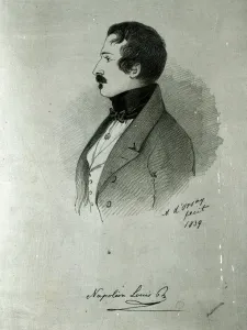 Portrait of Napoleon III (1808-73) as a young man, 1839 (litho) Portrait of Napoleon III (1808-73) as a young man, 1839 (litho)