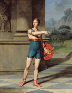Portrait of Nicolas Baptiste in the role of Horace (oil on canvas) Portrait of Nicolas Baptiste in the role of Horace (oil on canvas)