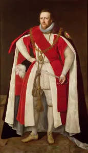 Portrait of a Nobleman said to be 7th Earl of Shrewsbury in Garter Robes Portrait of a Nobleman said to be 7th Earl of Shrewsbury in Garter Robes