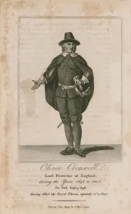 Portrait of Oliver Cromwell (engraving) Portrait of Oliver Cromwell (engraving)