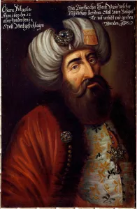 Portrait of the Ottoman soldier Pasha Kara Mustafa of Merzifon (painting) Portrait of the Ottoman soldier Pasha Kara Mustafa of Merzifon (painting)