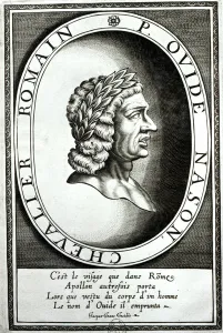 Portrait of Ovid (Publius Ividius Naso) (43BC-17AD) (engraving) Portrait of Ovid (Publius Ividius Naso) (43BC-17AD) (engraving)