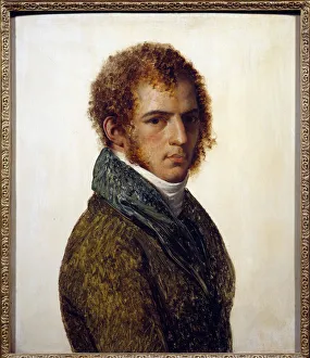 Portrait of the painter Benjamin Rolland Painting by Anne Louis Girodet de Roucy-Trioson Portrait of the painter Benjamin Rolland Painting by Anne Louis Girodet de Roucy-Trioson