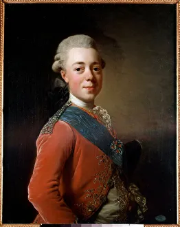 Portrait of Paul I (1754 - 1801), Emperor of Russia. Painting by Alexander Roslin Portrait of Paul I (1754 - 1801), Emperor of Russia. Painting by Alexander Roslin