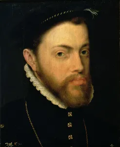 Portrait of Philip II of Spain (1527-98) (oil on panel) Portrait of Philip II of Spain (1527-98) (oil on panel)