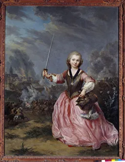 Portrait of Pierre Claude Secret de Gueidan as knight of Malta Les Gueidan was a large Provencal family Portrait of Pierre Claude Secret de Gueidan as knight of Malta Les Gueidan was a large Provencal family
