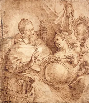 Portrait of Pope Gregory XIII, three-quarter length, Seated in an Armchair Portrait of Pope Gregory XIII, three-quarter length, Seated in an Armchair