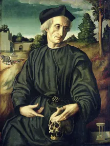 Portrait of Pope Hadrian VI (1459-1523) as a Priest, 1525 (oil on panel) Portrait of Pope Hadrian VI (1459-1523) as a Priest, 1525 (oil on panel)