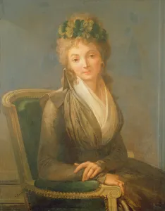 Portrait presumed to be Lucile Desmoulins (1771-94) 1794 (oil on canvas) Portrait presumed to be Lucile Desmoulins (1771-94) 1794 (oil on canvas)