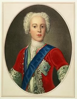 Order Of The Garter Gallery: Portrait of Prince Charles Edward Louis Philip Casimir Stewart (1720-88) the Young