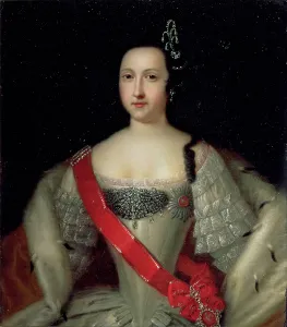 Portrait of Princess Anna (1718-46), the Mother of Emperor Ivan VI (1740-64), after 1733 Portrait of Princess Anna (1718-46), the Mother of Emperor Ivan VI (1740-64), after 1733