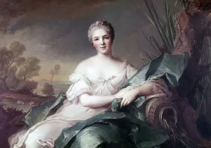 Portrait of Princess Victoire of France, by Jean-Marc Nattier, oil on canvas Portrait of Princess Victoire of France, by Jean-Marc Nattier, oil on canvas