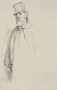 Portrait of Professor Alphonse Legros (1837-1911) 1897 (litho) Portrait of Professor Alphonse Legros (1837-1911) 1897 (litho)