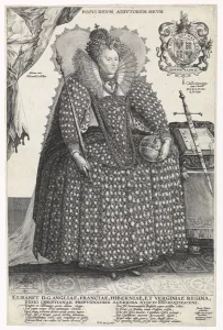 Portrait of Queen Elizabeth I of England, c.1603 (engraving) Portrait of Queen Elizabeth I of England, c.1603 (engraving)