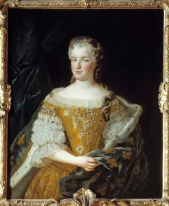 Portrait of Queen Mary Lesczinska (1703-1768). Painting by Alexis Simon Belle (1674-1734) Portrait of Queen Mary Lesczinska (1703-1768). Painting by Alexis Simon Belle (1674-1734)