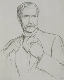 Rothenstein William 1872 1945 Gallery: Portrait of Ramsay MacDonald (1866-1937), 1923 (litho)
