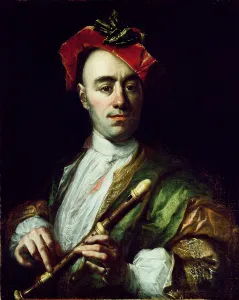 Portrait of a Recorder Player (oil on canvas) Portrait of a Recorder Player (oil on canvas)