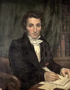 Portrait of Rene Caillie (1799-1838), French explorer of north-west Africa, 1830 Portrait of Rene Caillie (1799-1838), French explorer of north-west Africa, 1830