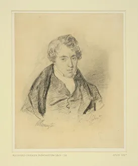Only One Person Gallery: Portrait of Richard Parkes Bonington, c.1825-30 (soft graphite on wove paper)
