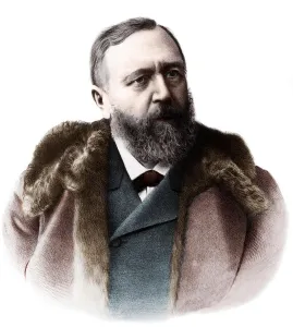 Portrait of Richard von Krafft Ebing (1840-1902), German neuropsychiatrist Portrait of Richard von Krafft Ebing (1840-1902), German neuropsychiatrist