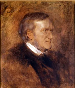 Portrait of Richard Wagner (1813 - 1883), German composer Portrait of Richard Wagner (1813 - 1883), German composer