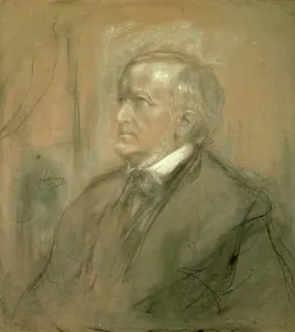 Portrait of Richard Wagner (1813-83) 1868 (pencil and charcoal heightened with white) Portrait of Richard Wagner (1813-83) 1868 (pencil and charcoal heightened with white)