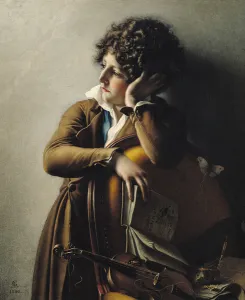 Portrait of Romainville-Trioson, 1800 (oil on canvas) Portrait of Romainville-Trioson, 1800 (oil on canvas)