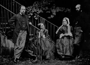 Portrait of the Rossetti Family, 1864 (b/w photo) Portrait of the Rossetti Family, 1864 (b/w photo)