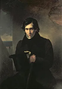 Portrait of the Russian author Nestor Kukolnik (1809-1868), 1836 (oil on canvas) Portrait of the Russian author Nestor Kukolnik (1809-1868), 1836 (oil on canvas)