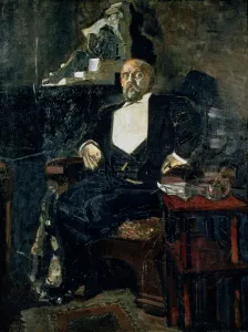 Portrait of S. Mamontov, the Founder of the First Private Opera, 1897 (oil on canvas) Portrait of S. Mamontov, the Founder of the First Private Opera, 1897 (oil on canvas)