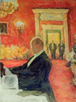 Serge Collection: Portrait of Sergei Prokofiev at work, 1937 (oil on canvas)