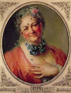 Portrait of the Singer Pierre de Jelyotte (1713-97) in Female Costume, c Portrait of the Singer Pierre de Jelyotte (1713-97) in Female Costume, c