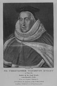 Portrait of Sir Christopher Yelverton, from Characters Illustrious in British Portraits' Portrait of Sir Christopher Yelverton, from Characters Illustrious in British Portraits'
