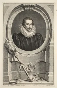 Portrait of Sir Edward Coke, Lord Chief Justice, illustration from ' Portrait of Sir Edward Coke, Lord Chief Justice, illustration from '