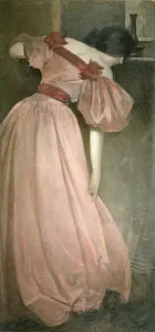 Artists/george fennel robson/portrait study pink the pink gown Artists/george fennel robson/portrait study pink the pink gown