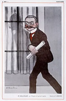Portrait of Theophile Delcasse (1852-1923), French Minister for Foreign Affairs in " Portrait of Theophile Delcasse (1852-1923), French Minister for Foreign Affairs in "