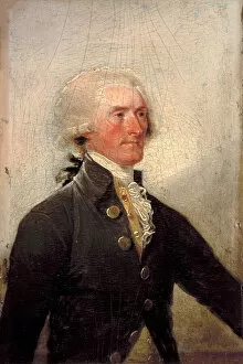 Portrait of Thomas Jefferson by John Trumbull, 1788 (oil on panel)